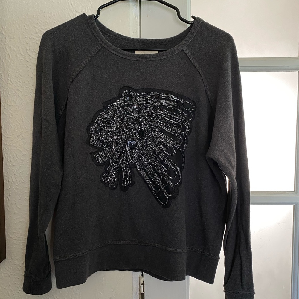 Denim & Supply beaded sweatshirt